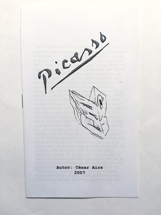 Cesar Aira, Picasso